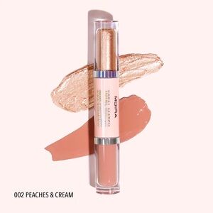 Moira Cosmetics Total Match Duo Shadow (002, Peaches & Cream)
